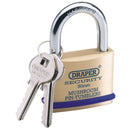 Draper Solid Brass Padlock 50mm - 64162