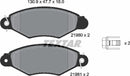 Textar Brake Pad Set - 2198004
