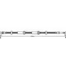 Borg & Beck Brake Hose  - BBH8397 fits Audi A6,A7 1.8,2.0,2.8,3.0 10-