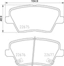 Mintex Brake Pad Set fits -Hyundai Kia MDB4034 (also fits other vehicles)