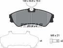 Textar Brake Pad Set - 2012401