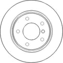 Disctech Brake Disc (Single) - Fits Bmw - ABD2948 - Rear Axle
