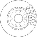 Disctech Brake Disc (Single) - Fits Hyundai, Opel - ABD3320 - Front Axle