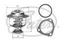 Gates Thermostat, coolant - TH31276G1