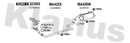 Klarius 323565 - Catalyst Type Approved Withpip  - Fits Mazda 2 1.3