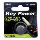 Key Power Coin Cell Battery CR1620 - Lithium 3V - Box of 10 - CR1620KP-PK10