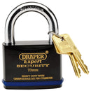 Draper Expert H/Duty Solid Steel P/Lock 70mm - 64195