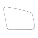 APEC Replacement Stick-On Wide Angle Vehicle Mirror Glass RHS - AMS2768A