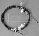 Borg & Beck Brake Cable - BKB3452 fits Toyota Yaris 1.0 Jap Built 06-11
