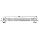 Borg & Beck Brake Hose  - BBH6510 fits Skoda Favorit,Ren 14