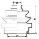Borg & Beck Cv Joint Boot Kit  - BCB6174 fits Porsche 911