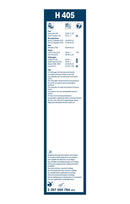 Bosch Rear Wiper Blade - 380mm - H405