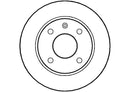 Disctech Brake Disc (Single) - Fits Ford - ABD2633 - Front Axle