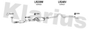 Klarius LR239W - Box With Centre Pipe  - Fits Land Rover 90 2.5TDi
