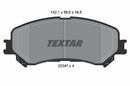 Textar Brake Pad Set - 2234701
