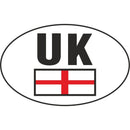 Castle Promotions UK ST GEORGE SMALL OVAL STICKER - V640