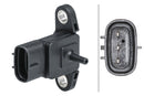 HELLA 6PP 009 403-211 Sensor, boost pressure - 3-pin connector - Bolted