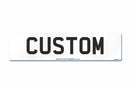 Front Oversized Aluminium Number Plate 520 X 127