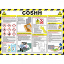 Safety First Aid COSHH Poster Guide - A704