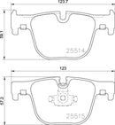 Mintex Brake Pad Set fits -BMW MDB3258 (also fits other vehicles)