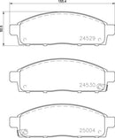 Mintex Brake Pad Set fits -Fiat Mitsubishi MDB2882 (also fits other vehicles)