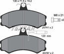 Textar Brake Pad Set - 2074101