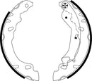 Mintex Brake Shoes fits -Fiat Ford MFR563 (also fits other vehicles)