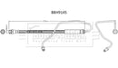 Borg & Beck Brake Hose  - BBH9145