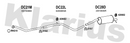 Klarius DC21M - Centre Pipe  - Fits Dacia Logan 1.5 dCi