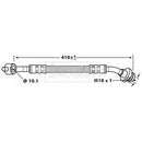 Borg & Beck Brake Hose  - BBH7156 fits Nissan Terrano 96-