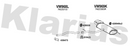 Klarius VW968L - Centre Pipe  - Fits Seat Alhambra 2.0TDi