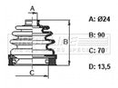 First Line Cv Joint Boot Kit  - FCB6401 fits Ford Galaxy II