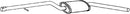 Klarius BM449K - Box With Centre Pipe  - Fits BMW 320 2.0d