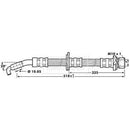 Borg & Beck Brake Hose  - BBH7217 fits Toyota Avensis T22