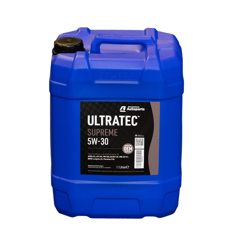 Ultratec Supreme 5W30 - 20 Litre Engine Oil