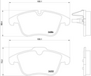 Brembo Brake Pad Set - P61106