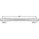 Borg & Beck Brake Hose  - BBH6636 fits BMW 3 Series E36 exc. Compact