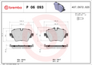 Brembo Brake Pad Set - P06093