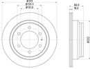 Mintex Brake Discs fits -Isuzu Opel Vauxhall S280:5 MDC986 (also fits other vehicles)
