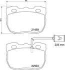 Mintex Brake Pad Set fits -Land Rover MDB4129 (also fits other vehicles)