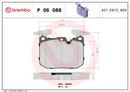 Brembo Brake Pad Set - P06088