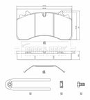 Borg & Beck Brake Pads - BBP33014