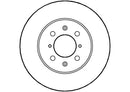 Disctech Brake Disc (Single) - Fits Acura, Honda - ABD2685 - Front Axle
