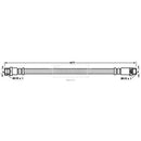 Borg & Beck Brake Hose  - BBH7742 fits Niss Interstar,GM Movano