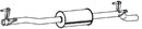 Klarius MZ844D - Box With Centre Pipe  - Fits Mercedes Sprinter 2.2CDi