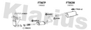 Klarius FT967P - Box With Centre Pipe  - Fits Fiat Doblo Cargo 1.4i