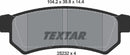 Textar Brake Pad Set - 2523201