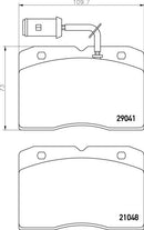Mintex Brake Pad Set fits -Alfa Romeo Iveco MDB1644 (also fits other vehicles)