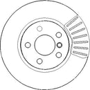 Disctech Brake Disc (Single) - Fits Bmw - ABD3265 - Front Axle