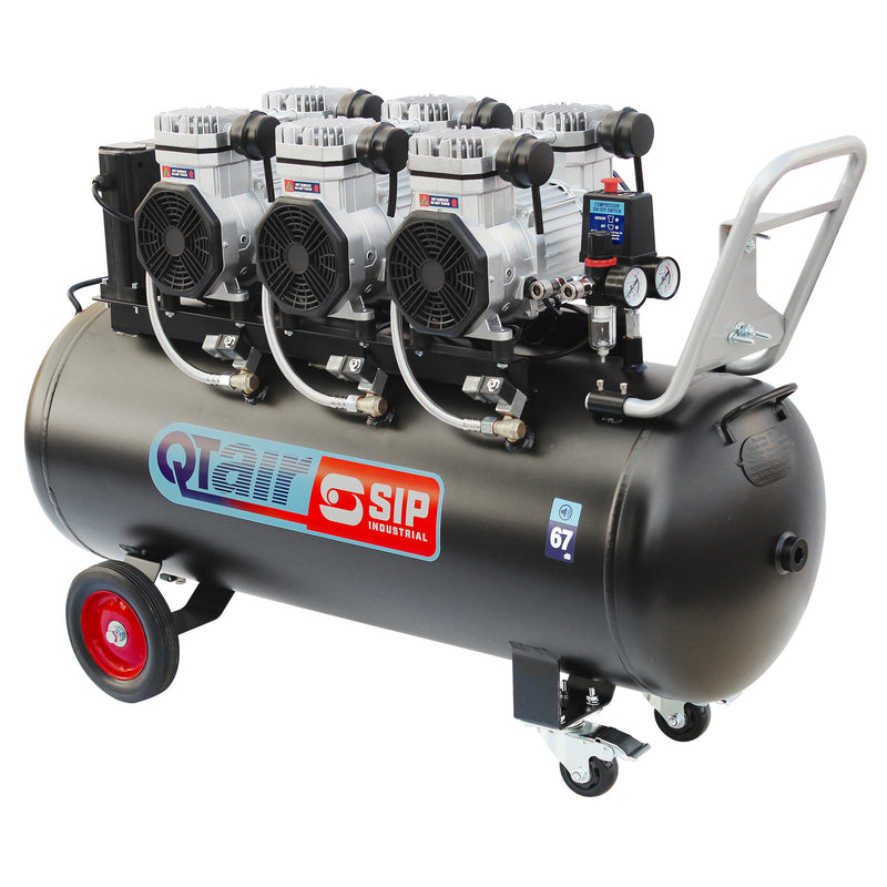 SIP QT AIR DD 4.5hp 150ltr Ultra Low Noise Oil-Free Direct Drive Compressor